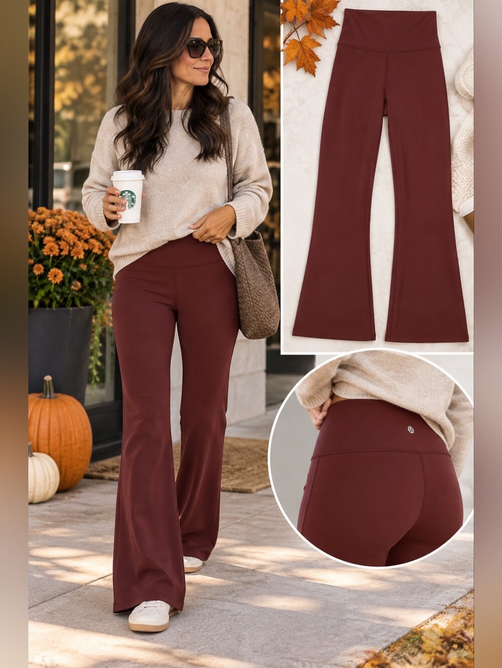 Lululemon Groove Flare pant super high rise nulu fabric size 14